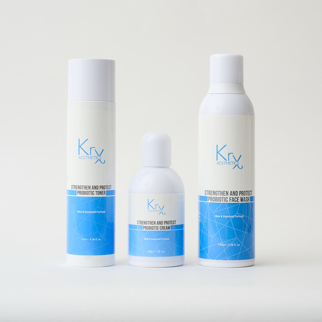 KrX Strengthen + Protect Probiotic Face Wash