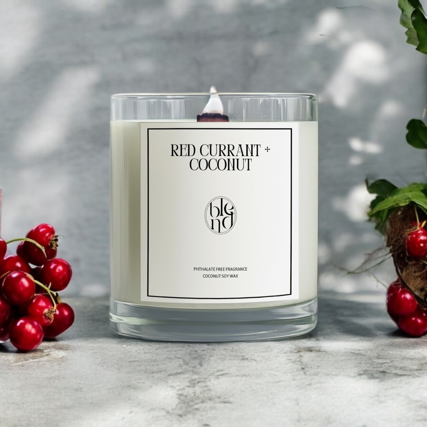 Red Currant + Coconut | Luxury Home Fragrance