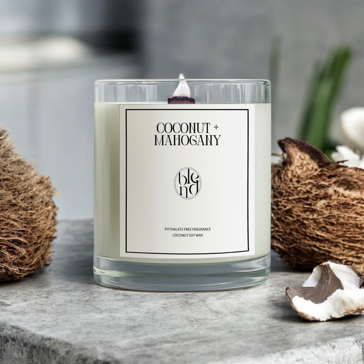 Coconut + Mahogany | Luxury Home Fragrance