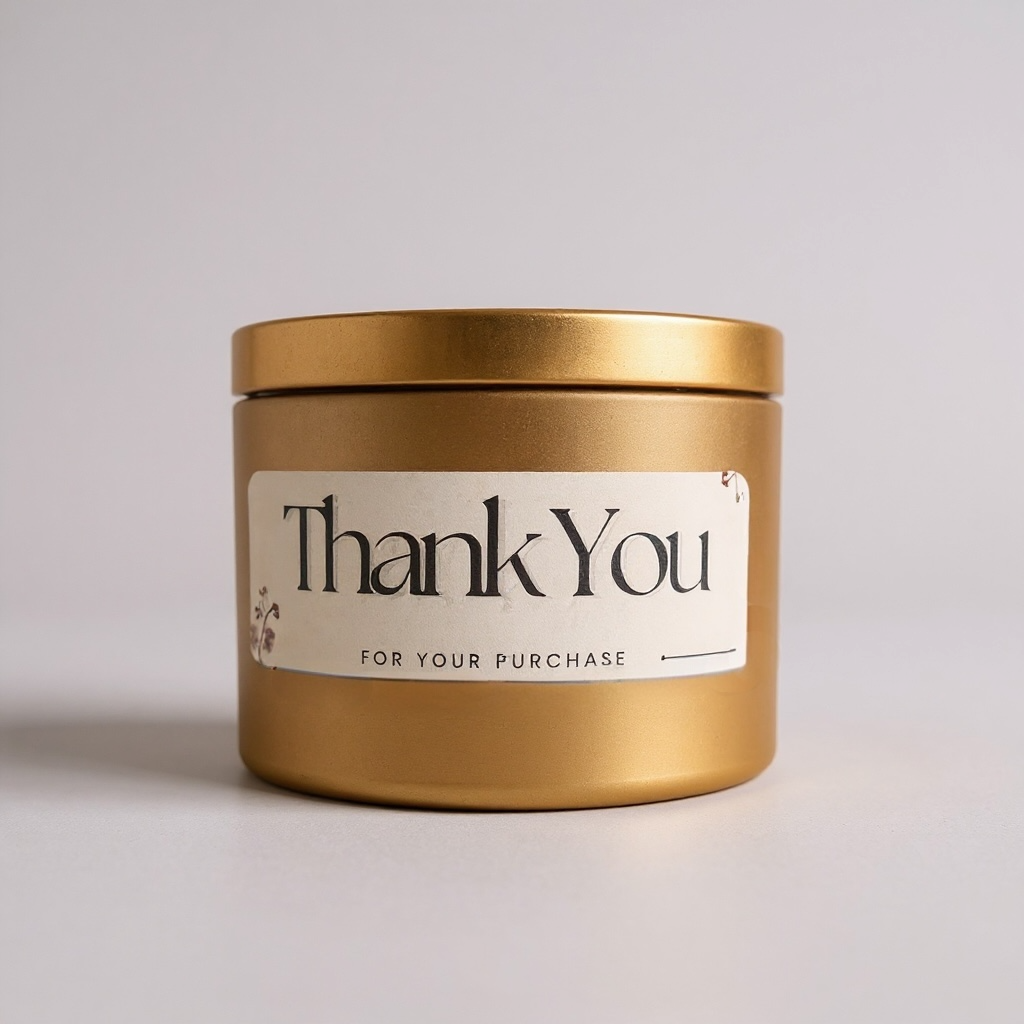 Custom Bulk Order 5oz Candle Tins (Qty 12)