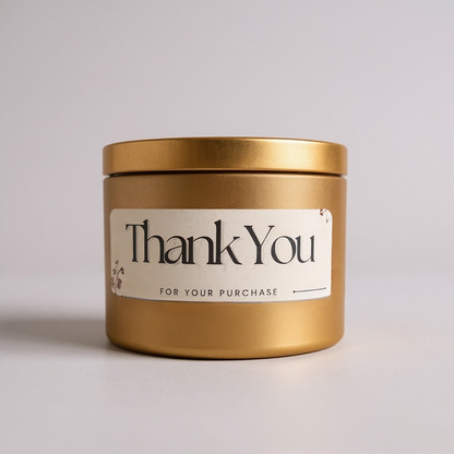 Custom Bulk Order 5oz Candle Tins (Qty 12)