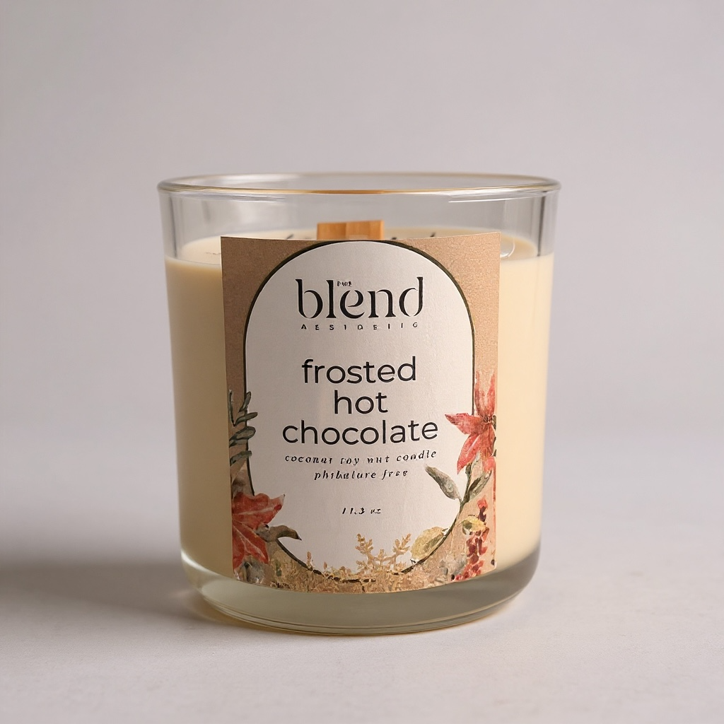 Frosted Hot Chocolate Candle 11.5oz