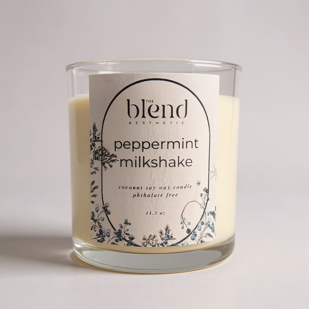 Peppermint Milkshake Candle 11.5oz